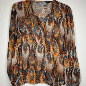 💰Sheer SYLK Blouse